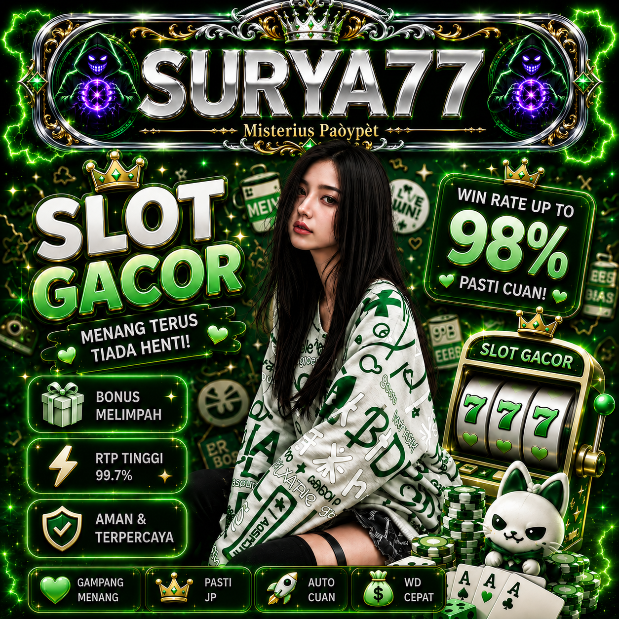 SURYA77 *_* Hiburan Penuh Energi Bikin Kamu Semangat Jalani Hari!!